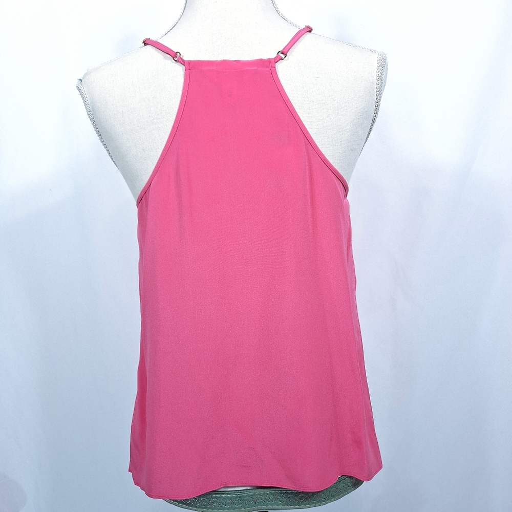 Lilly Pulitizer Dust Silk Hot Pink Adjustable Tank Top - Picture 6 of 14